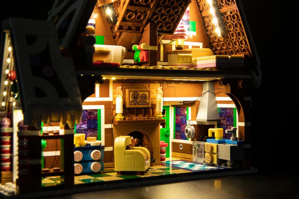 Lighting kit for Winter Village Gingerbread House